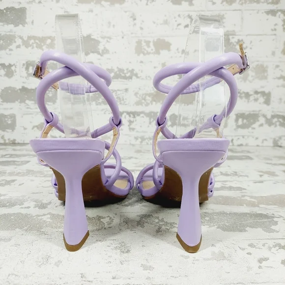 NEW BP. Ashlyn Square Toe Strappy Sandals In Purple I151 - Picture 6 of 13